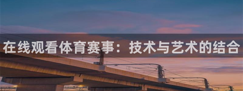 pg体育链接：在线观看体育赛事：技术与艺术的结合